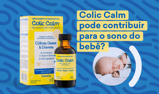Colic Calm pode contribuir para o sono do bebê