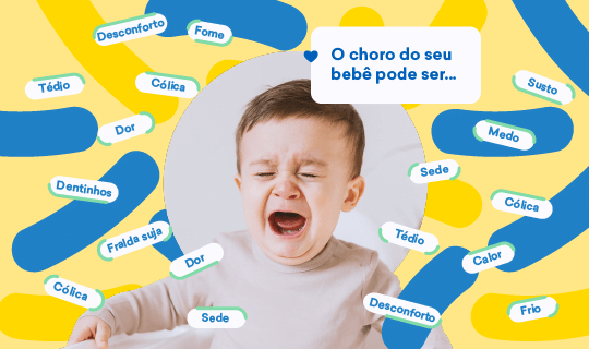O choro do seu bebê pode ser…